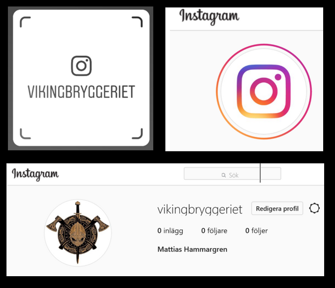 Följ oss på instagram... @vikingbryggeriet